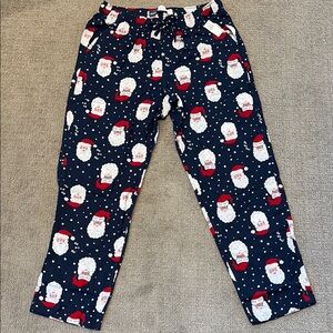 Old Navy Mens Santa Print Pajama Bottoms